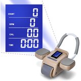  Ka08 smeđi abs automatski kotač za vježbanje trbušnih mišića s lcd zaslonom i punjenjem hms | shoptok.hr