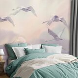  Foto tapeta - Flying Swans 294x210 Samoljepljiva | shoptok.hr