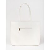 Shelvt Large white studded shopper bag | Shoptok.si