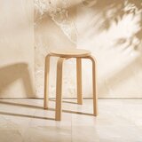 Premier Housewares Stolac od masivnog kaučuka u prirodnoj boji Heva – | shoptok.hr
