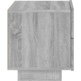 vidaXL Nočna omarica z LED lučkami siva sonoma 70x36x40,5 cm | Shoptok.si