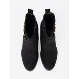 Shelvt Black suede boots with an elegant buckle | ePonuda.com