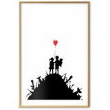  Plakat - Battlefield 29.7x42 Zlatni okvir s margom | shoptok.hr