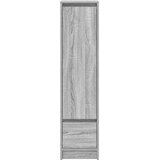  Visoka ploča siva Sonoma 29,5x34x119,5 cm izrađeno drvo | shoptok.hr