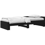  Okvir kreveta s uzglavljem Crni hrast 80 x 200 cm - Crni hrast | shoptok.hr