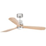 Faro 33560DC-LED Plafonski ventilator LANTAU LED/15W/230V drvo/hrom prečnik 132 cm + daljinski upravljač | Eponuda.com