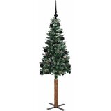  Mršavo božićno drvce Zelena 150 cm PVC i čvrsto drvo bora | shoptok.hr