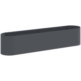 vidaXL Povišana vrtna gredica Antracit 200 x 40 x 40 cm, (5000287775) | Shoptok.si