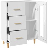  Komoda bijela 69,5x34x90 cm od konstruiranog drva | shoptok.hr
