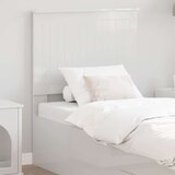  Vzglavje z vzglavjem Svetlo Belo 75 cm Konstruiran les, (5000108736) | Shoptok.si