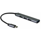 Secomp hub USB 3.0 4xTipA 12cm siv S3017 Cene