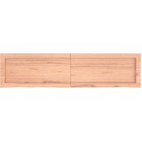  Zidna polica svjetlosmeđa 120x30x(2-4) cm obrađena hrastovina | shoptok.hr
