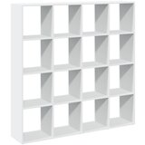Maison Chic Knjižna omara - Knjižni regal bela 137,5x29x137,5 cm inženirski les, (21725033) | Shoptok.si