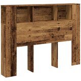 Maison Chic vzglavna omarica - nočna omarica - posteljna omarica starinski les 140x18,5x102,5 cm inženirski les, (21708984) Cene