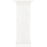  Stalak za cvijeće bijeli 40x40x90 cm od masivne borovine | shoptok.hr