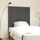  Zidno uzglavlje sivo 108x3x110 cm od masivne borovine | shoptok.hr