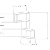 Hanah home Lecco - Anthracite Anthracite Wall Shelf | ePonuda.com