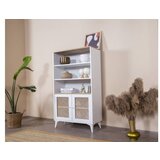 Hanah home polica za knjige goose white oak