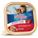 Migliorgatto miglior hrana za mačke u alu posudi, goveđa srca, 100 g | shoptok.hr
