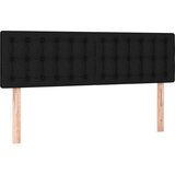  Krevet s oprugama i madracem crni 140 x 190 cm od tkanine | shoptok.hr