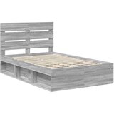  Konstrukcija postelje z vzglavjem Siva Sonoma 120 x 200 cm, (5000102707) | Shoptok.si