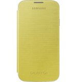 Samsung Ohišje v obliki školjke za Galaxy S4 Folio Light Slim Design z oblogo iz semiša, Rumena, (21373417) | Shoptok.si