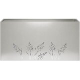  Vrtna saksija 2 kom. Srebrna 100 x 30 x 49 cm Nehrđajući čelik | shoptok.hr