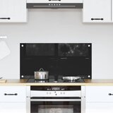 vidaXL kuhinjski zaštita crna 80 x 40 x 0.8 cm Cijene