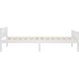  Okvir za krevet od masivne borovine bijeli 90 x 200 cm | shoptok.hr