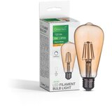 Greentech led sijalica filament amber dimabilna e27 8w 2300k ac220v st64 ( LFB-5301 ) Cene