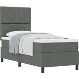 vidaXL Krevet podloga s madracem Tamnosiva 80x200 cm Tkanina | shoptok.hr