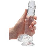 REALROCK Realistic Dildo with Balls 8" 19 cm Transparent | shoptok.hr