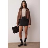 TRENDYOLMILLA ženski šorts Twoaw26Sr00055, Crna-Crna Cene