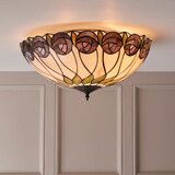 Endon 64173 - plafonsko svetlo tiffany hutchinson 2xE27/60W/230V prečnik 50 cm | Eponuda.com