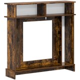  Okvir za kamin Dimljeni hrast 102 x 26 x 100 cm | shoptok.hr