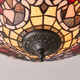 Endon 70709 - Plafonsko svetlo Tiffany SULLIVAN 2xE27/60W/230V, prečnik 40 cm | Eponuda.com