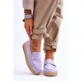 Kesi Women's suede espadrilles purple Keyla
