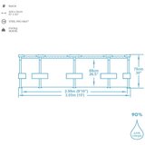 Bestway Max bazen za dvorište sa čeličnim ramom 305x76cm 56406 | ePonuda.com