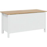  Kutija za spremanje Bijela i medeno smeđa 90 x 40 x 45 cm - Bijela i medeno smeđa | shoptok.hr