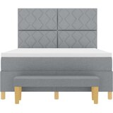  Krevet s opruga kutije Svjetlosiva 200 x 140 cm tkanina | shoptok.hr