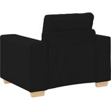 SOFA 3 pcs Crna 221 x 80 x 80 cm Platnasta tkanina | shoptok.hr