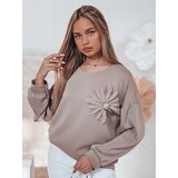 DStreet Bluza damska one size oversize FLORINE mokka | shoptok.hr