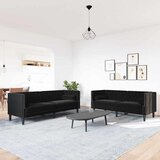  Kauč za dnevni boravak 2 pcs Crna 194 x 74,5 x 70,5 cm Baršun | shoptok.hr
