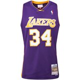 Mitchell & Ness Majica 'LA LAKERS - NBA SWINGMAN' rumena / temno liila / bela Cene