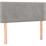 Box spring postelja z vzmetnico svetlo siv 90x190 cm žamet, (20726041) | Shoptok.si