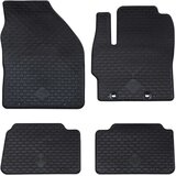  Auto tepih 4 pcs Crna prikladno za Toyota YARIS 2020- Guma | shoptok.hr