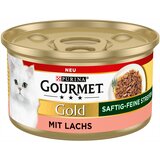  24x 85g / 48x 85g / 52x 85g Gourmet Gold Gourmet Gold po posebnoj cijeni! - 2 x (12 x 85 g) Sočne fine trakice: losos Cijene
