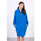 Kesi Dress with tie purple-blue Cijene