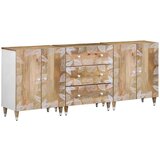 vidaXL Bočnice 3 kosi 60x33,5x75 cm Masivni les Mango | Shoptok.si