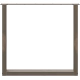 vidaXL Noge za blagovaonski stol U-oblik 2 kom Prirodni čelik 80 x (72-73) cm Čelik | shoptok.hr